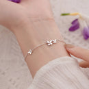 Pulseira butterfly em prata 925