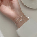 Pulseira butterfly em prata 925