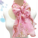 Cachecol de renda feminino