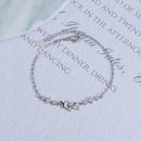 Pulseira butterfly em prata 925