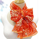 Cachecol de renda feminino
