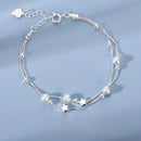 Pulseiras de prata esterlina 925