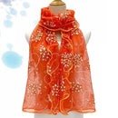 Cachecol de renda feminino