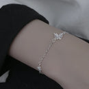 Pulseira butterfly em prata 925
