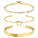 Kit 3 pulseiras Nódia