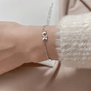 Pulseira butterfly em prata 925
