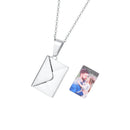 Para Sempre em Mim - Colar com medalhão de foto personalizado