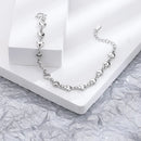 Pulseira butterfly em prata 925