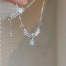 Colar prata 925  asas de anjo
