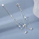 Pulseiras de prata esterlina 925