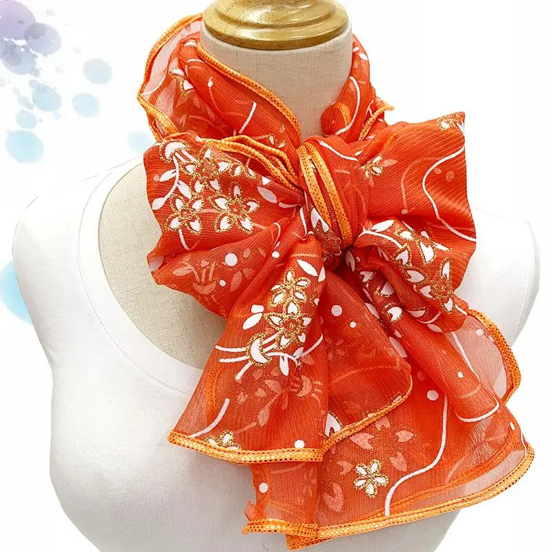 Cachecol de renda feminino