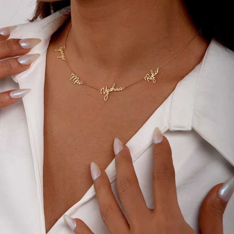 Colar personalizado com nomes