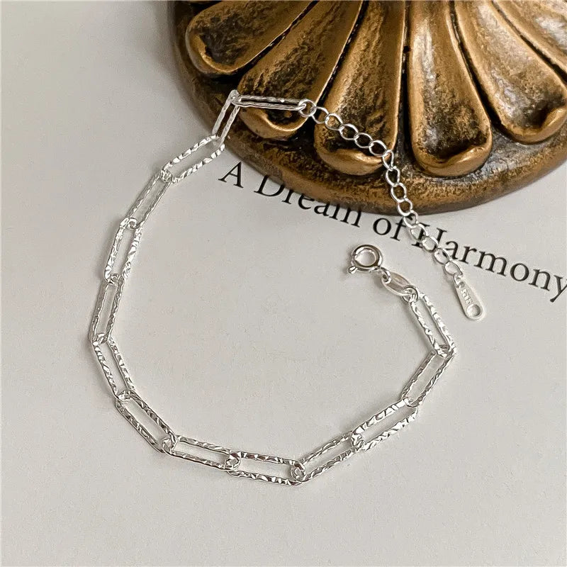 Pulseiras de prata esterlina 925