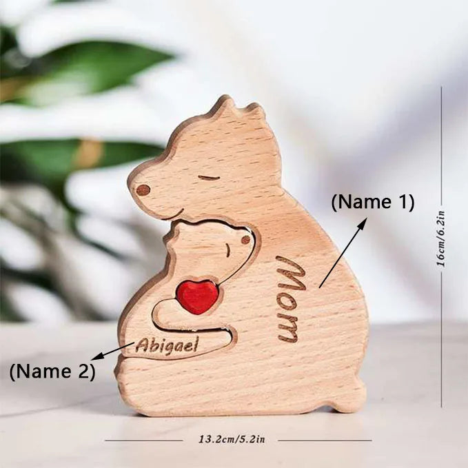 Quebra-cabeça de de urso personalizado