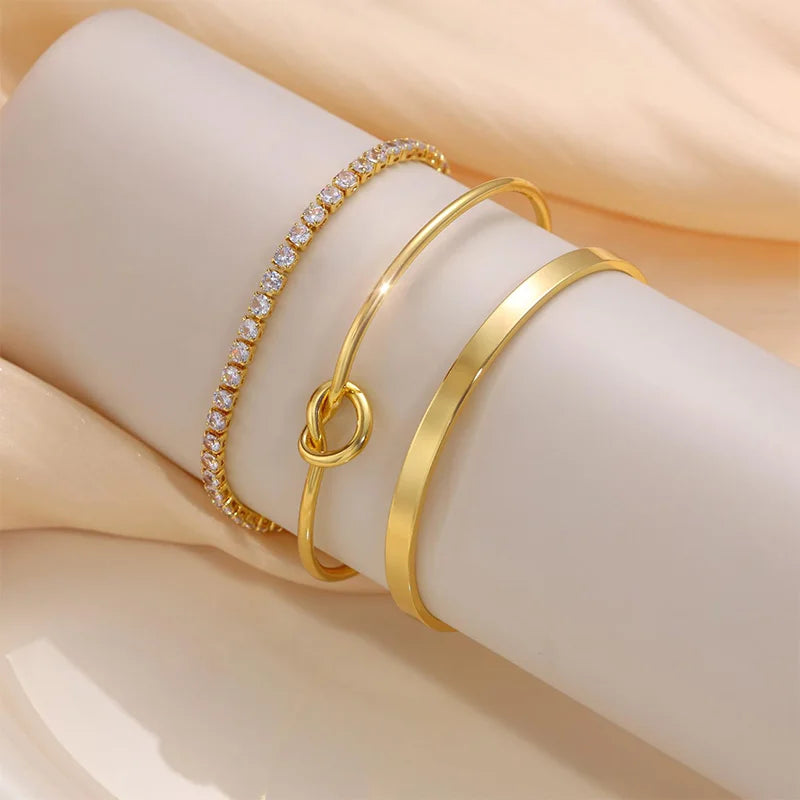 Kit 3 pulseiras Nódia