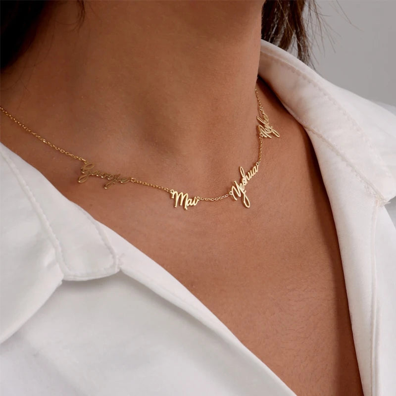 Colar personalizado com nomes
