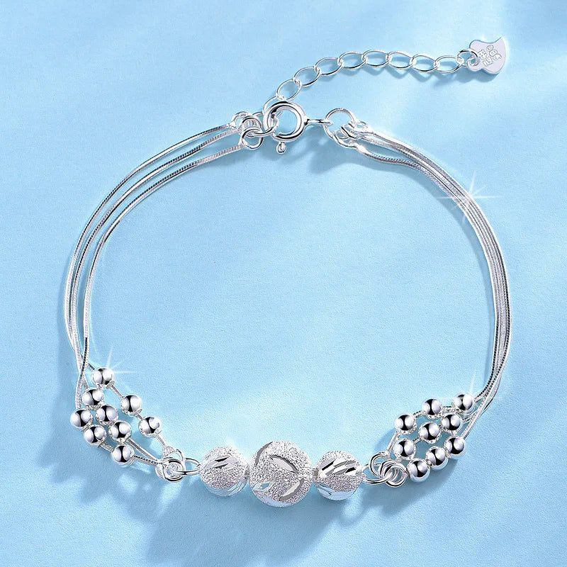 Pulseiras de prata esterlina 925