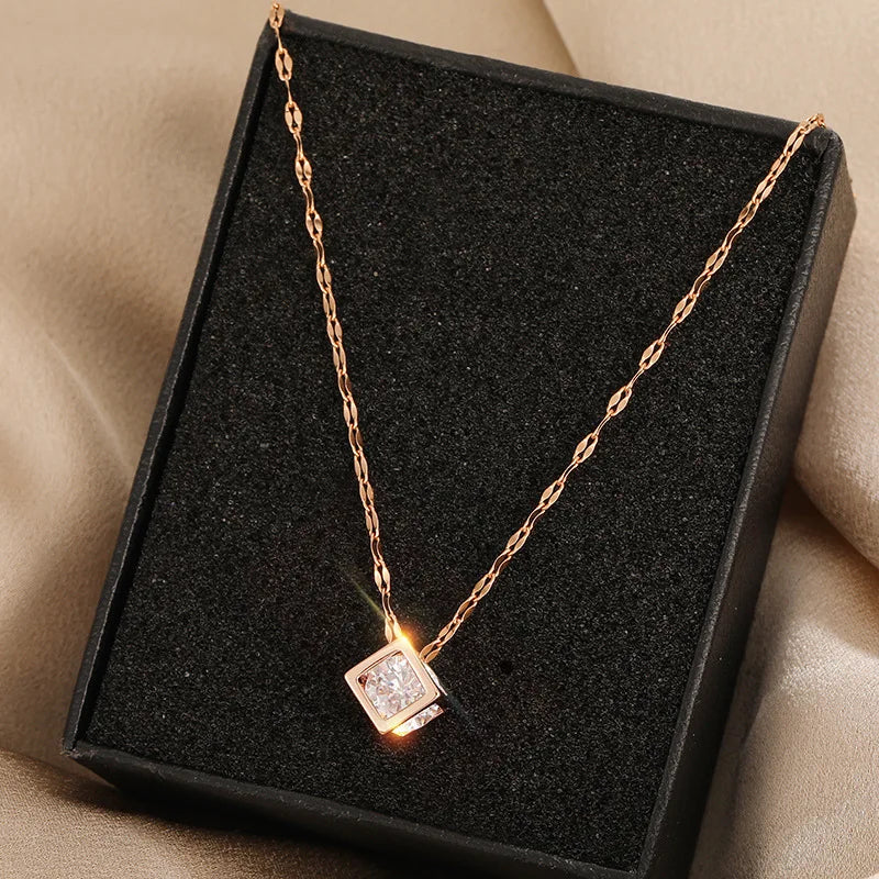 Colar luz de cristal