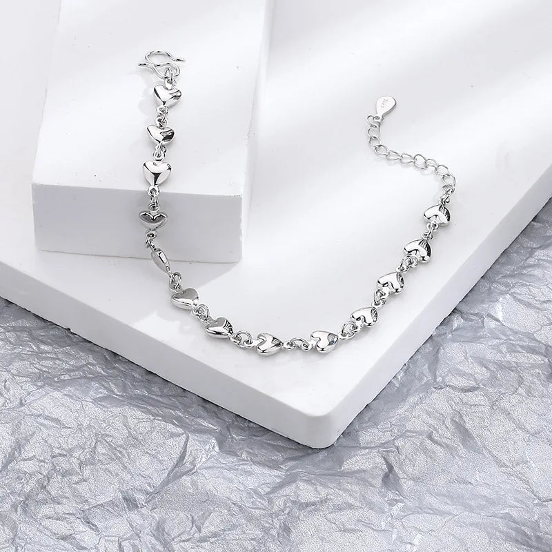 Pulseira butterfly em prata 925