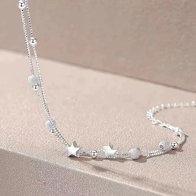 Pulseiras de prata esterlina 925